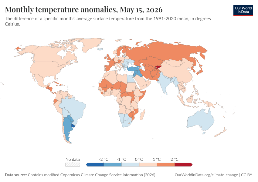 A thumbnail of the "Monthly temperature anomalies" chart